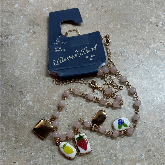 Universal Thread Colorful Fruit Charm Necklace - Picture 2 of 2